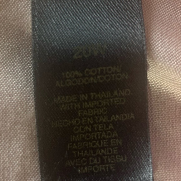 Liz Claiborne no iron button down size 20w - Picture 7 of 7